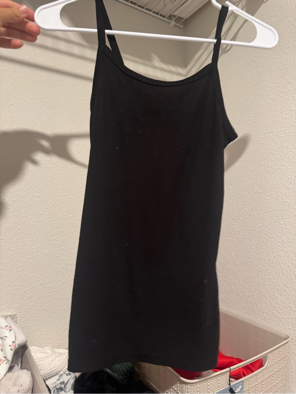 No Boundaries Black Ribbed Cami Tank
